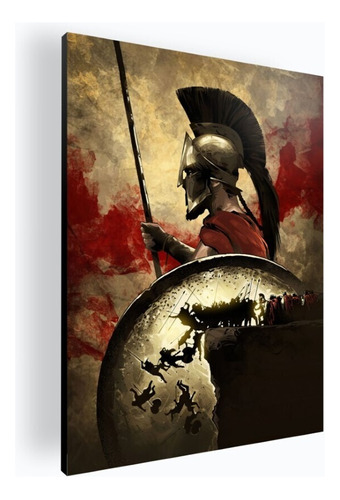 Cuadro Decorativo Moderno Mural Leonidas - 300 42x60 Mdf