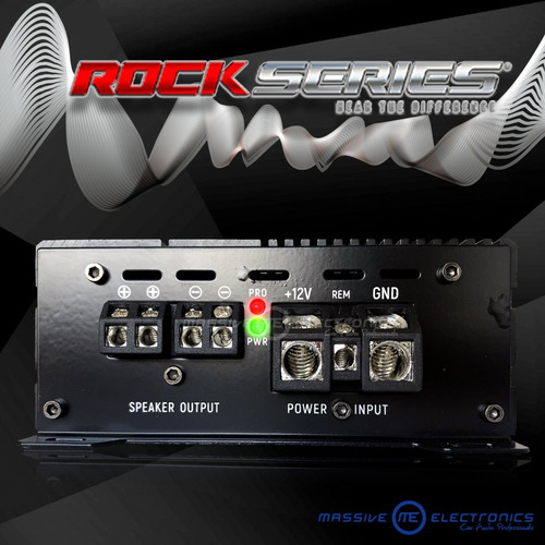 Imagen 4 de 7 de Amplificador Mini Rock Series Rks-r1400.1dm 1 Canal 2900w