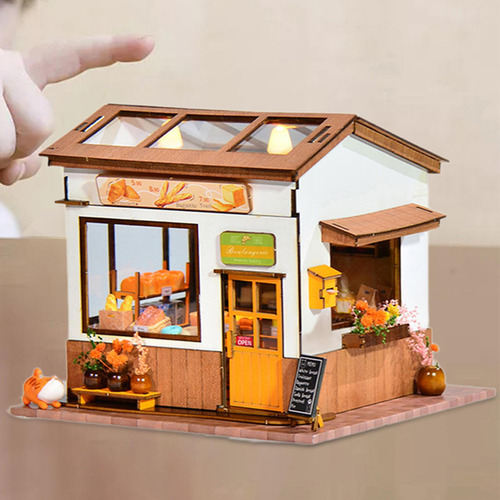 Kits De Casa De Muñecas En Miniatura Para , Rompecabezas De