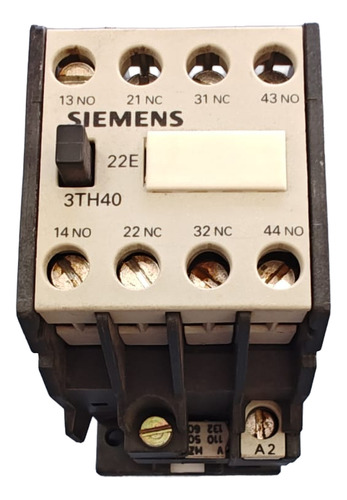 Contactor Auxiliar Siemens 2na+2nc, 110v, 3th4022-0af0