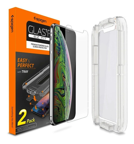 Película De Vidro iPhone 11 Pro Max Spigen Glastr Slim Hd