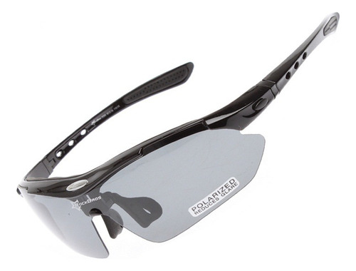 Lentes Rockbros  Polarizado Ciclismo 5 Micas 12 Piezas Uv400