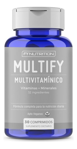 Multify - Multivitamínico Fynutrition - 32 vitaminas y minerales - 1 toma diaria