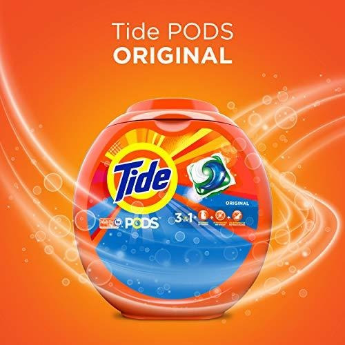 Tide Pods 3 En 1 He Turbo Detergente Pacs, Olor Original, 81