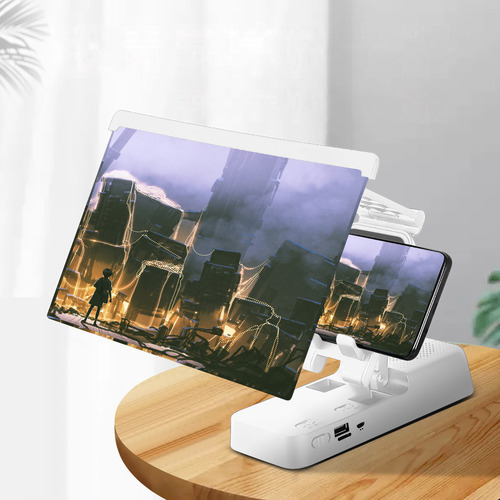 Para Pantalla De Proyector Con Lupa De Teléfono Móvil Para