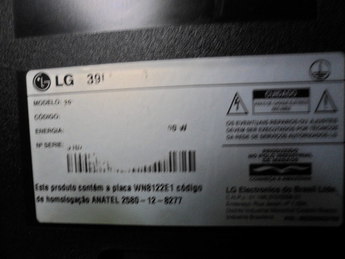 Placa De Saida De Som Tv LG Ln 5400 Cod Eat61813801