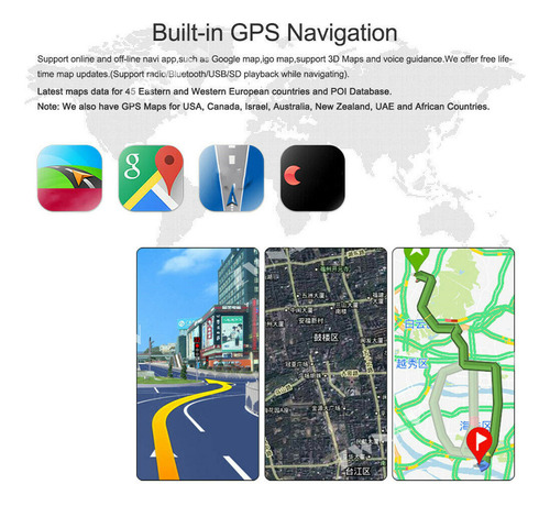 Ccradio Gps Navigation, Navegador De Coche De 12,3 Pulgadas,