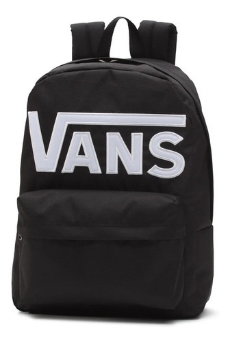 Mochila Vans Old Skool Classic Negro Escolar Urban Beach Diseño De La Tela Liso