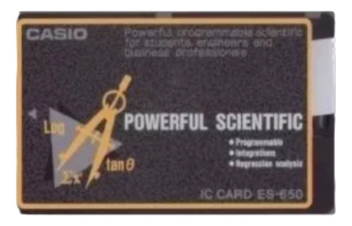 Casio Es-650 Powerful Scientific Tarjeta Para Agenda Casio