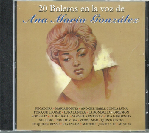 Ana María González 20 Boleros En La Voz | Cd Música Nuevo