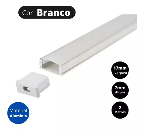 8 Mts. De Perfil De Aluminio O Canaleta Para Tira Led