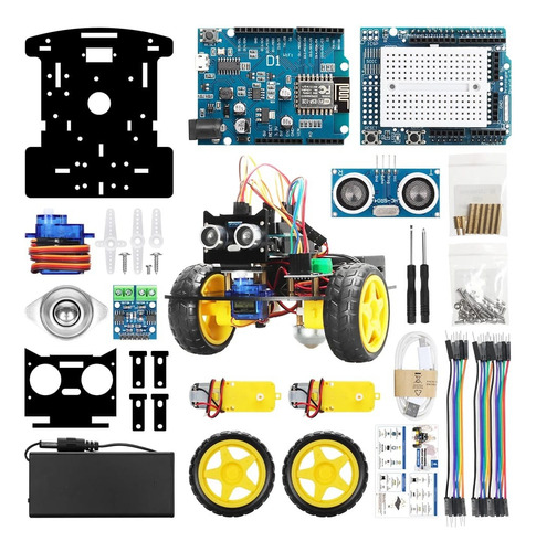 Kit Carro Robô Inteligente Starter Kit Arduino - Cod R53