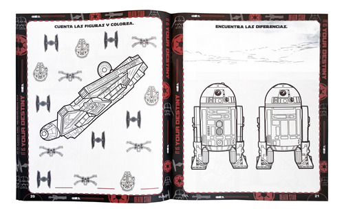 Darth Vader, Star Wars, Colorear Borrable, Disney, Magicbook