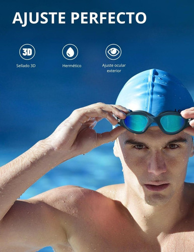 Goggles De Natación, Goggles Adulto For Natación, Gafas De