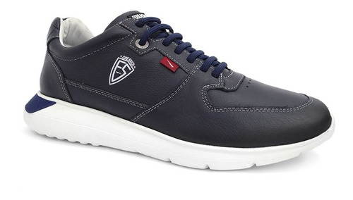 Sapatenis Masc Couro Elektra 9245-572 Ferracini 21 - Navy