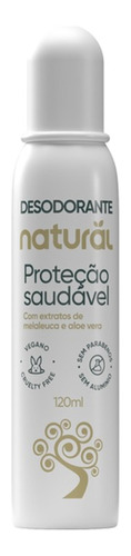 Desodorante Natural Extratos De Melaleuca E Aloe Vera 120ml