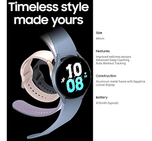 Samsung Galaxy Watch 5 (44 Mm, Wifi + 4 G Lte) 1.4