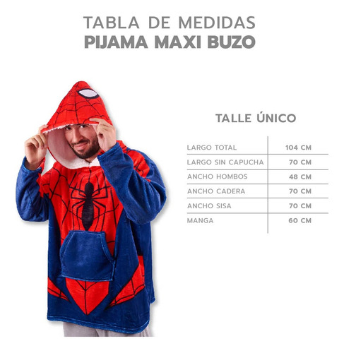 Imagen 4 de 4 de Pijama Maxi Buzo Piñata Motivos Disney Adulto Unisex