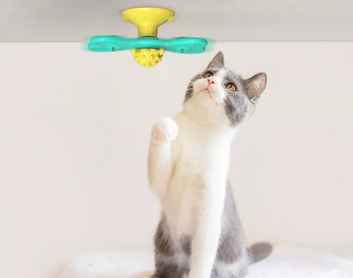 Juguete Interactivo Giratorio Catnip Gato