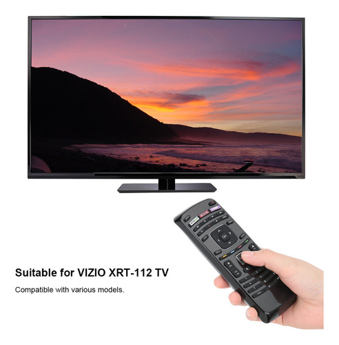Mando A Distancia De Repuesto Para Televisor Vizio Xrt-112,