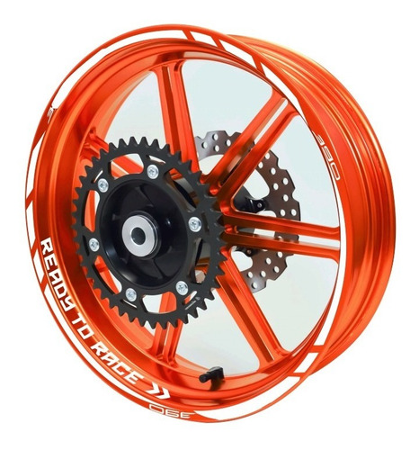 Calcomanias Para Rines Ktm- 200/250/390/790 - Reflectivas