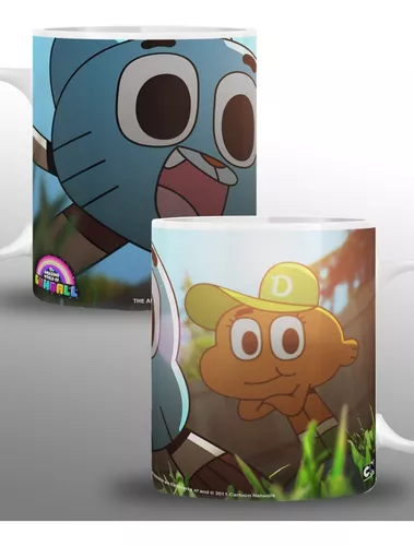 Caneca O Incrível Mundo de Gumball Darwin Apaixonado