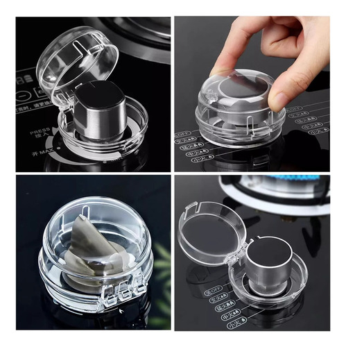 7pcs Tapas Para Pomos De Estufas Gas Para Seguridad Infantil