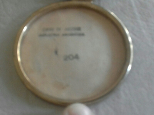 Polvera Para Dama. Maquillaje. Pequeño. De Cuero De Aveztruz (Usado)