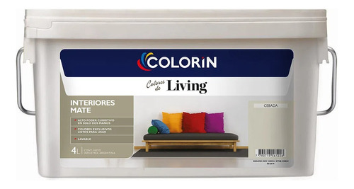 Colorin Látex Premium Living Interior Cebada 4lts