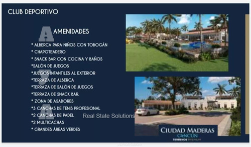 Terrenos De Inversión En Pre Venta Desde 112 M2 En Lázaro Cárdenas, Cancún
