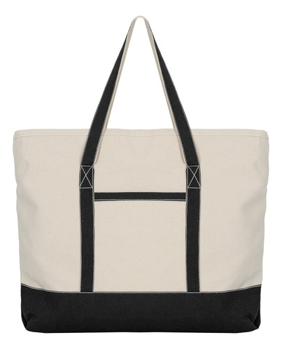 Bolsas De Lona Extra Grandes Con Cremallera, 56 Cm, 100% ALG