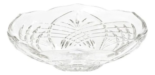 Fruteira Centro De Mesa De Vidro Lavander 1,9 Litros Cor Transparente