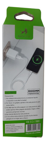 Cable De Datos Usb A Micro-usb 1.5m Blanco