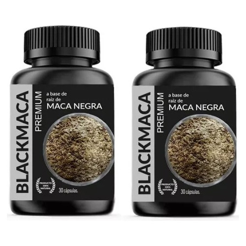 2 Pack Blackmaca Raíz Maca Negra 30 Caps Sfn 2 Pack 