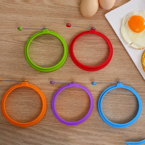 Anillos De Silicona Para Huevos, 5 Unidades, Antiadherentes,