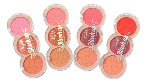 Paleta De Blush 3 Tons Up Mylife