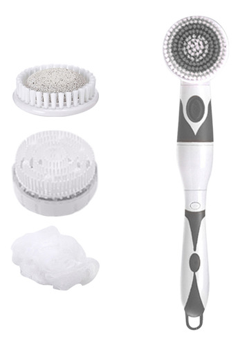 Exfoliador De Baño Eléctrico. Cabezales De Cepillos Corporal