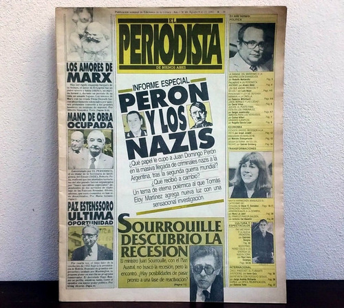 Revista El Periodista Nº 48 - Peron Y Los Nazis Agosto 1985