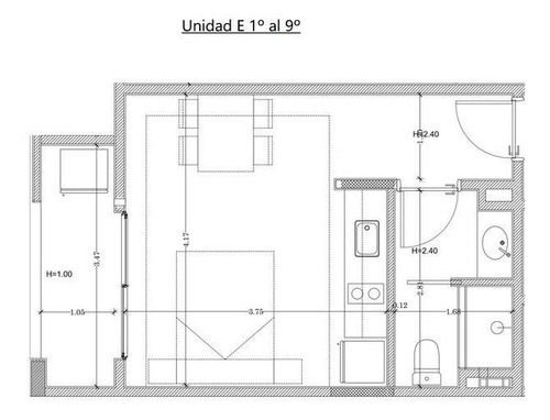 Departamento En Venta Colegiales 2 Ambientes