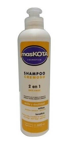 Shampoo+enjuague Maskota 2 En 1. Perros/gatos 300ml