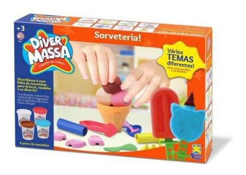 Kit Massinha Sorveteria Divertoys