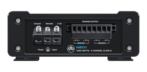 Db Drive Neo4 Clase D Amplificador De 4 Canales 1250w