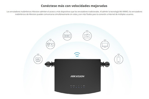 Router Inalámbrico Hikvision Wifi 6 1500 Mbps Doble Banda
