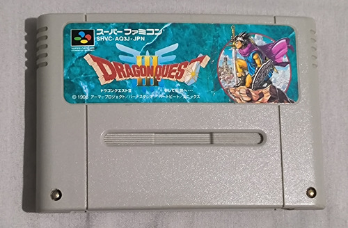 Dragon Quest 3 Iii Super Famicom Snes (Usado)