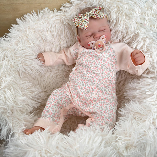 Muñeca Reborn De 20 Bebé Realista Hecho A Mano Con Caja