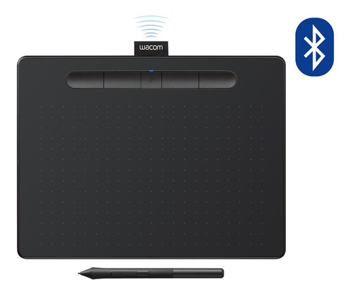 Tableta digitalizadora Wacom Intuos M  CTL-6100WL con Bluetooth  black