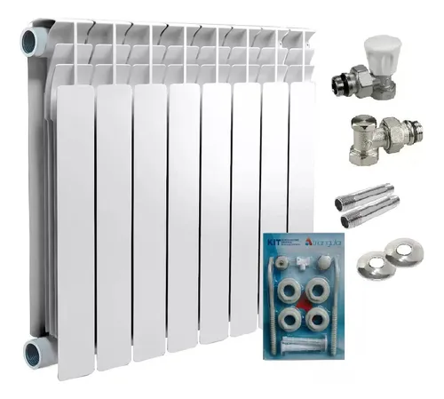 Radiador Triangular Bj 500 X 7 Elementos Kit Envío