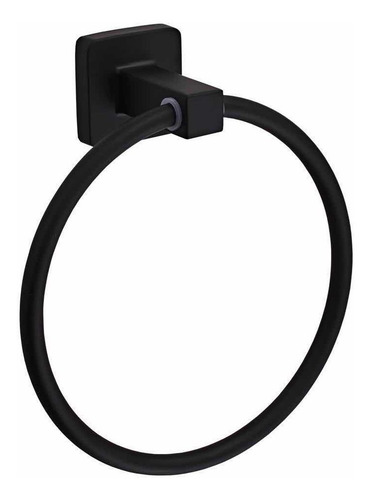 Imagen 3 de 4 de Set De 4 Accesorios De Baño Acero Inoxidable Color Negro