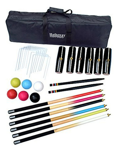 Set De Croquet Hathaway Deluxe 6 Jugadores