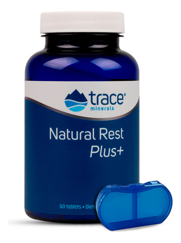 Trace Minerals Naturalrest Plus 60 Tablets +porta Cápsulas Sabor N/a